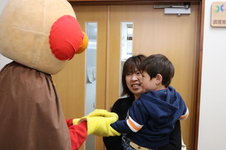 アンパンマンとのふれあい