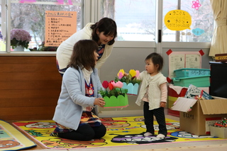 親子の様子