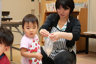 親子の様子