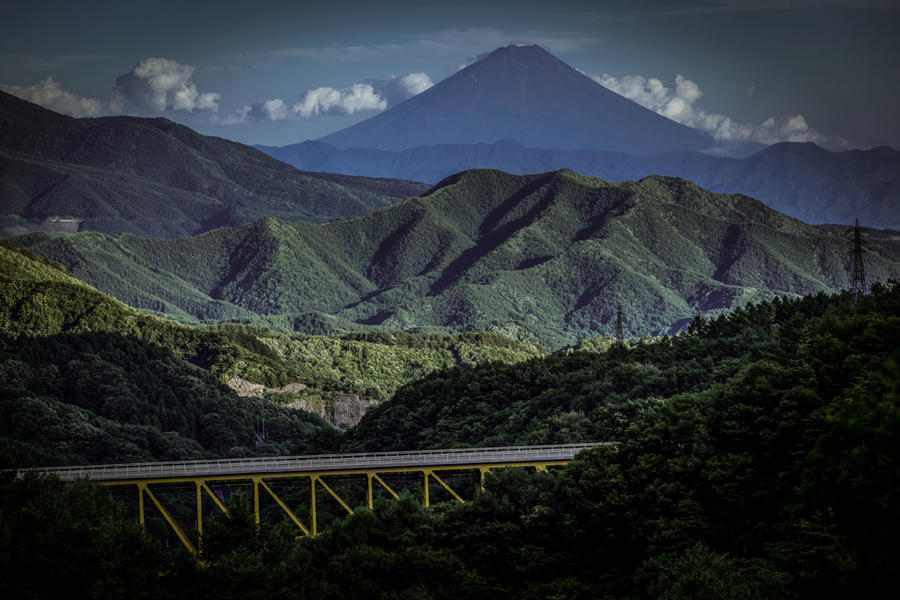 大泉町西井出から望む富士山