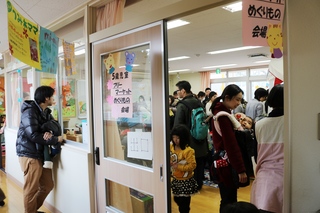 フリマの会場