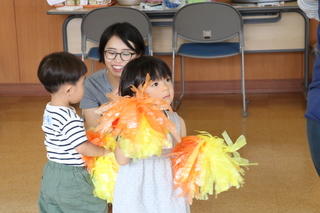 親子の様子