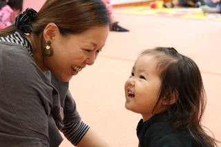 親子の様子